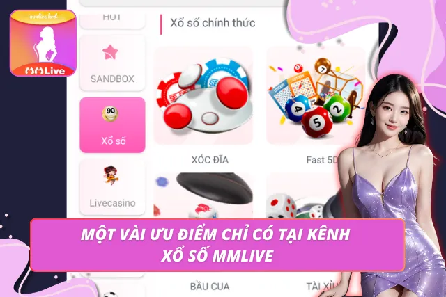 Xổ Số Siêu Tốc MMLIVE - Đỉnh Cao Quay Số, Uy Tín Số Một! Ưu điểm không thể bỏ qua khi tham gia MMLIVE
